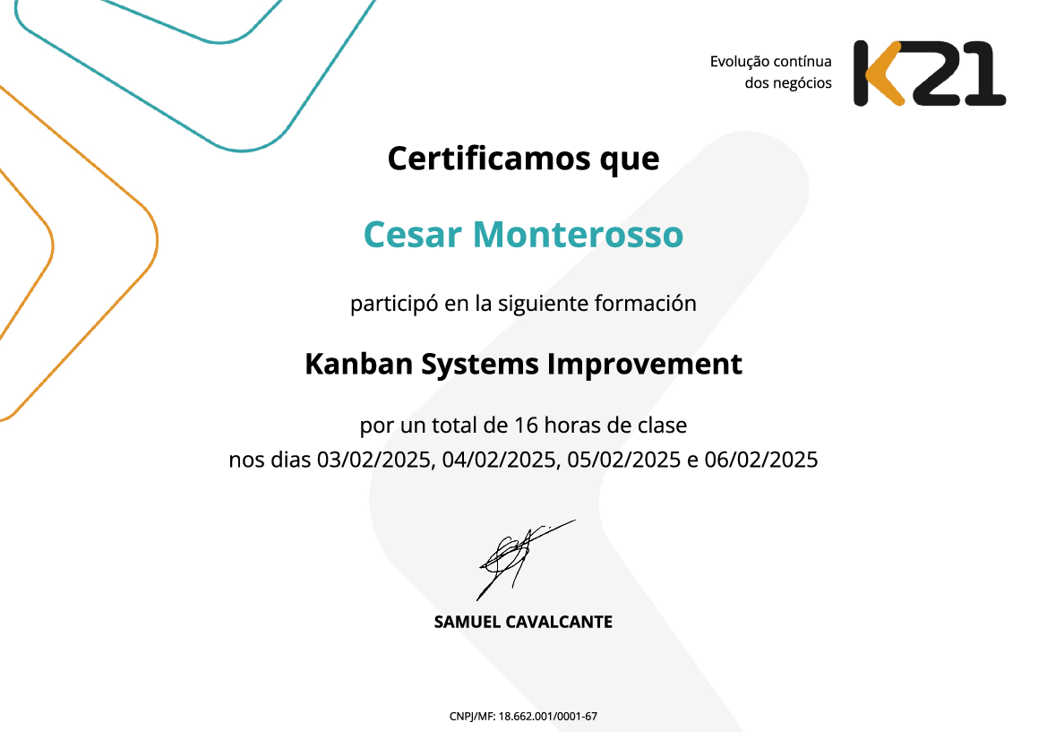 Certificado K21